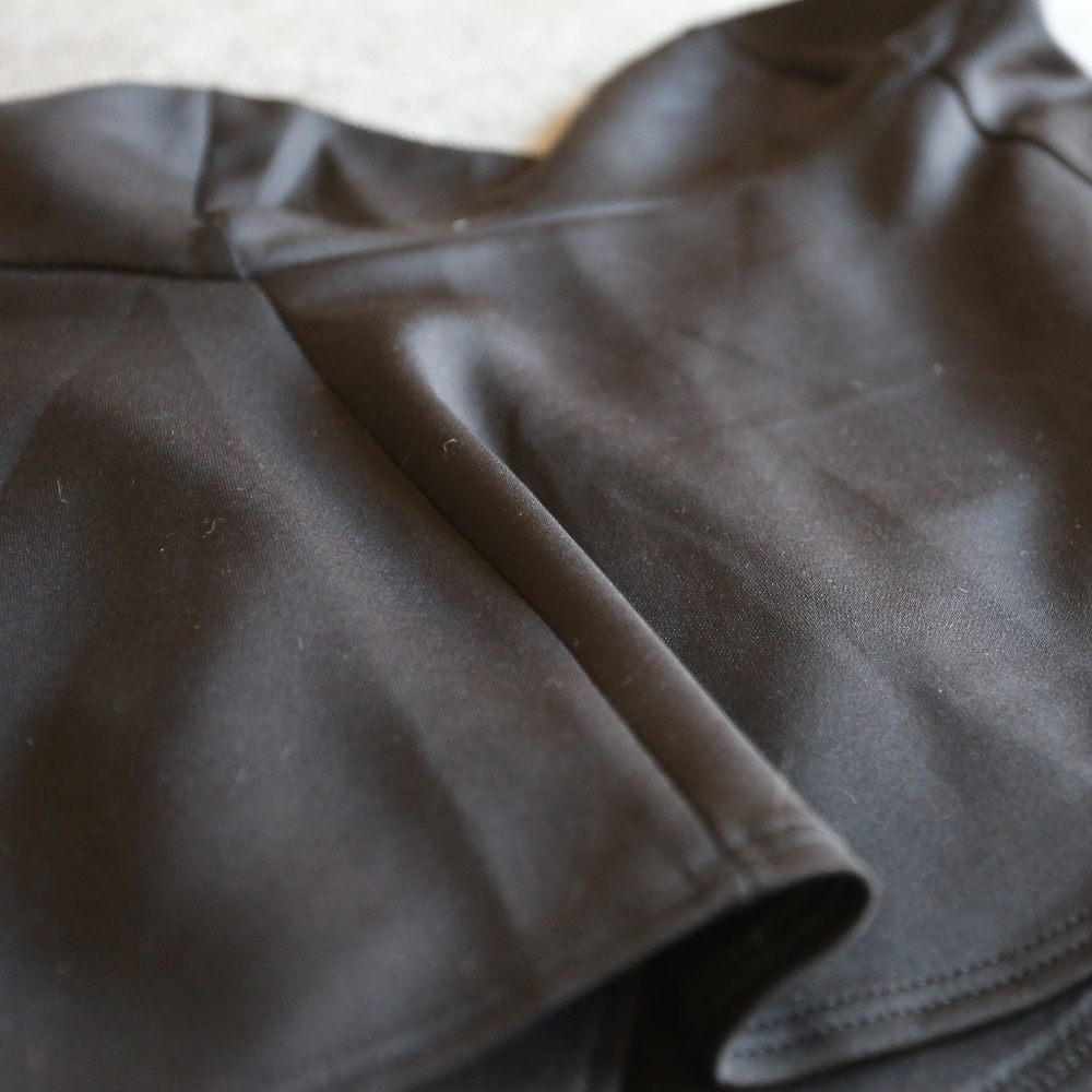 Black Strapless Top